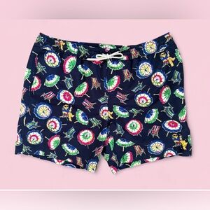 Polo Ralph Lauren Polo Bear Umbrella Print Swim Trunks Men’s L